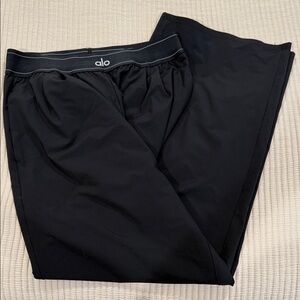 ALO Yoga Black Wide-Leg Pants